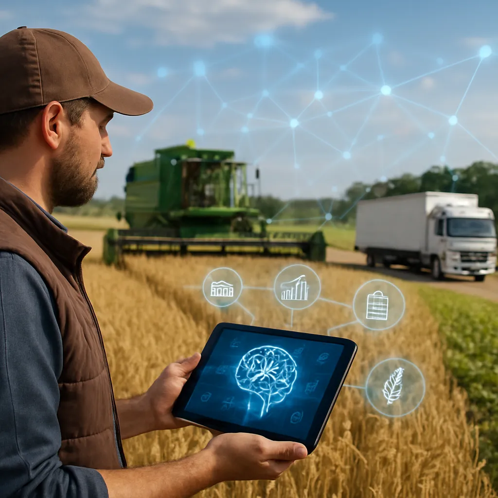 AI w zarządzaniu łańcuchem dostaw produktów rolnych