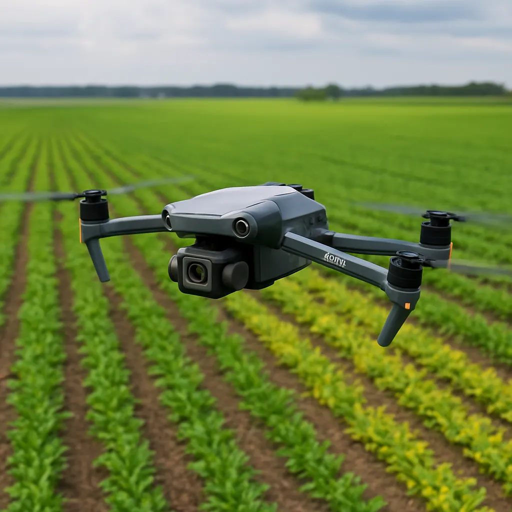 DJI Mavic 3 Multispectral – analiza niedoborów azotu