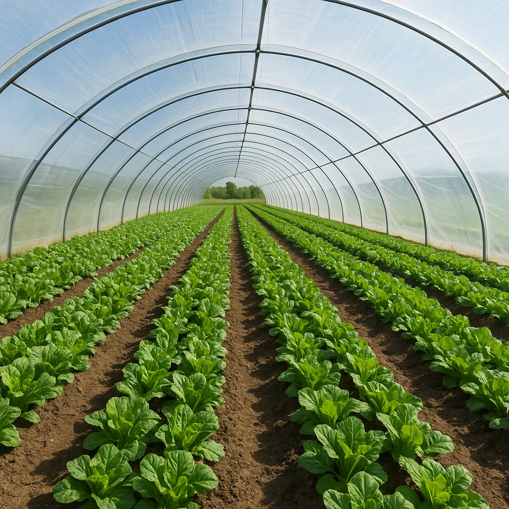 Tunel foliowy 500 m² – ile można zarobić rocznie?