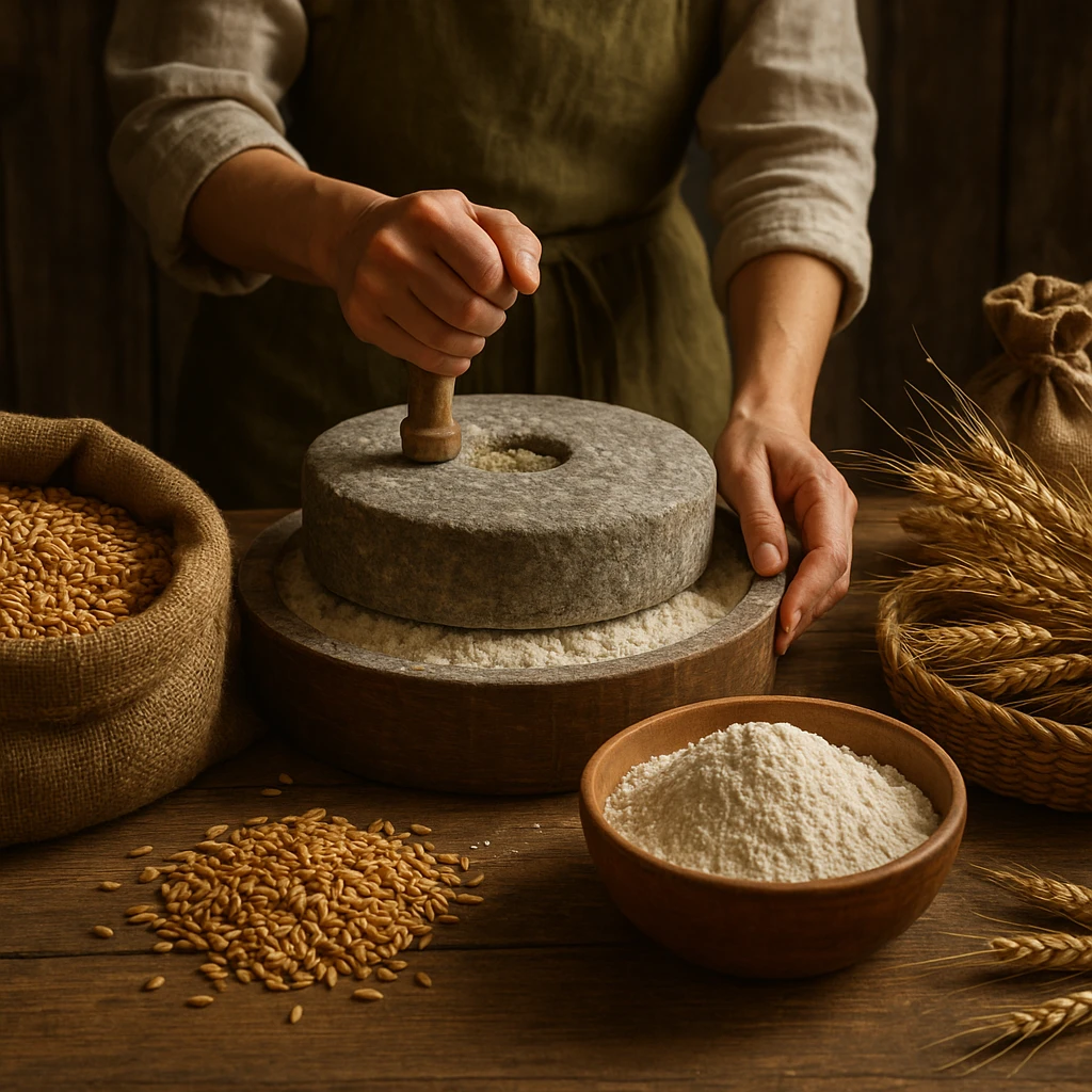Produkcja mąki ekologicznej na sprzedaż lokalną