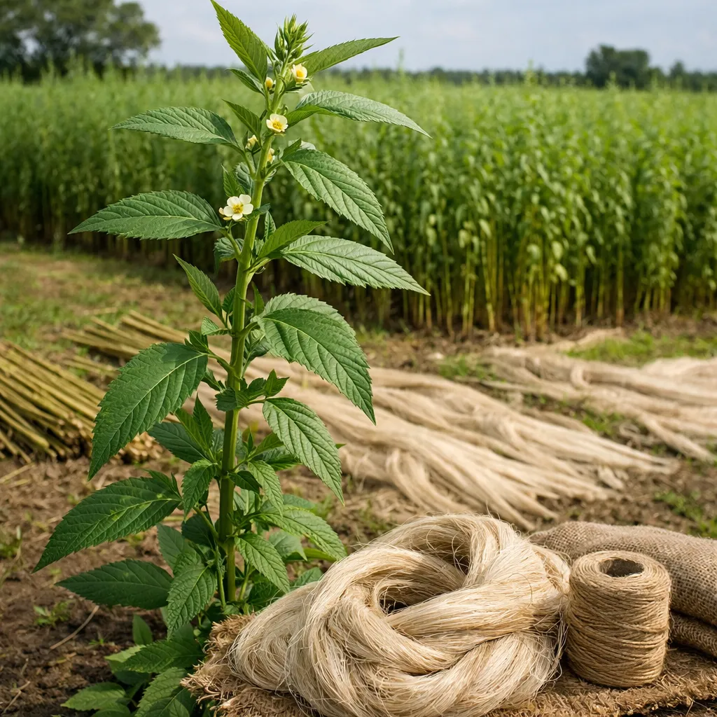 Juta biała – Corchorus capsularis (roślina włóknista)
