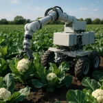 Roboty do zbioru kalafiora