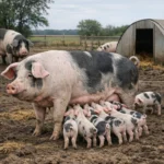 Altmarkisches Landschwein – Sus scrofa domesticus – trzoda chlewna