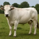 Bydło rasy Piedmontese White