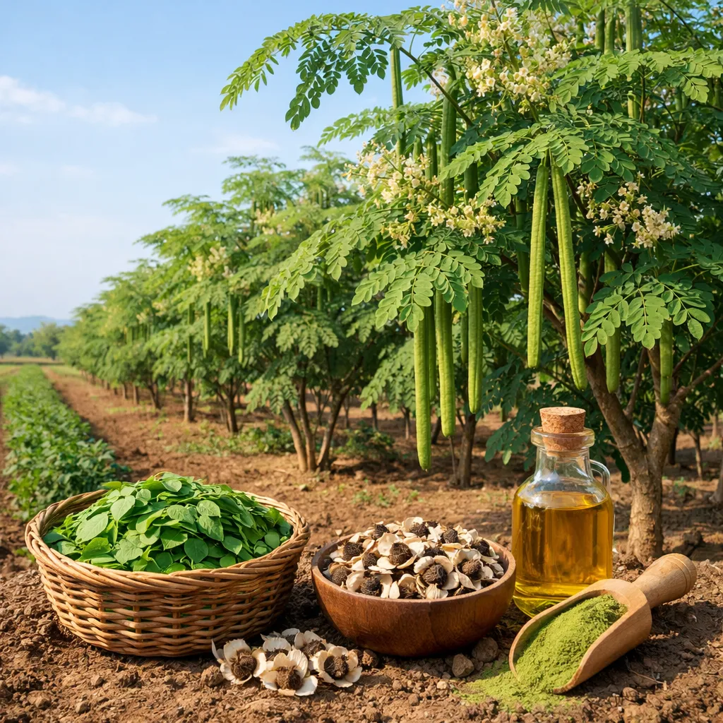 Moringa olejodajna – Moringa oleifera (roślina przemysłowa)