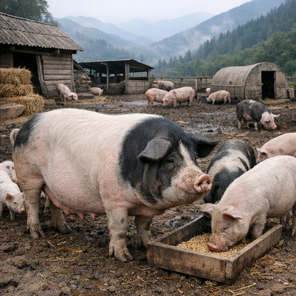 Lantang – Sus scrofa domesticus – trzoda chlewna