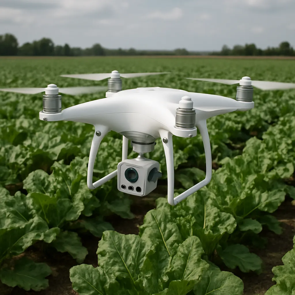 DJI Phantom 4 Multispectral w monitoringu buraka cukrowego