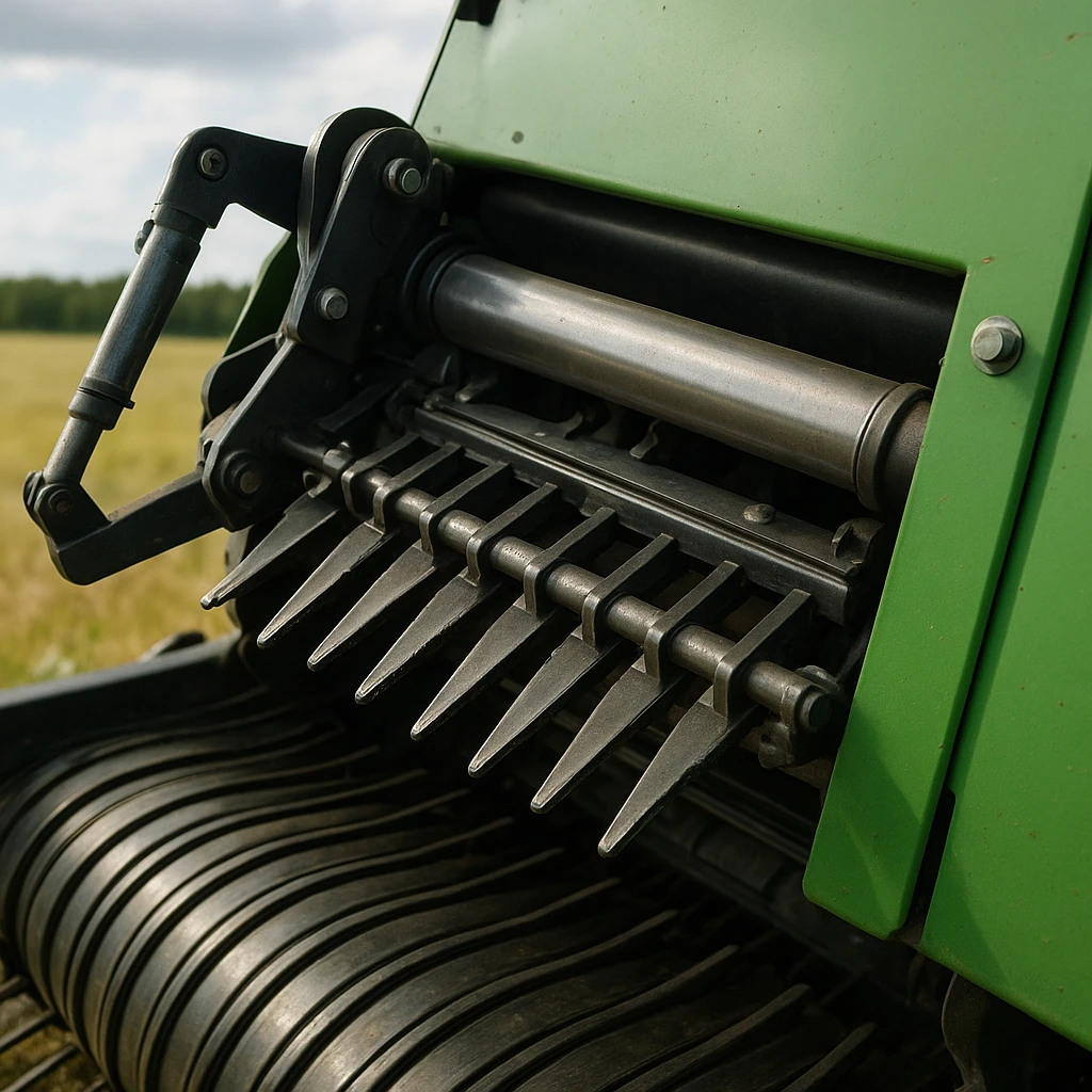 Automatyczne ustawianie noży w prasach rolujących