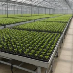 Nowoczesne stoły zalewowe w produkcji rozsady