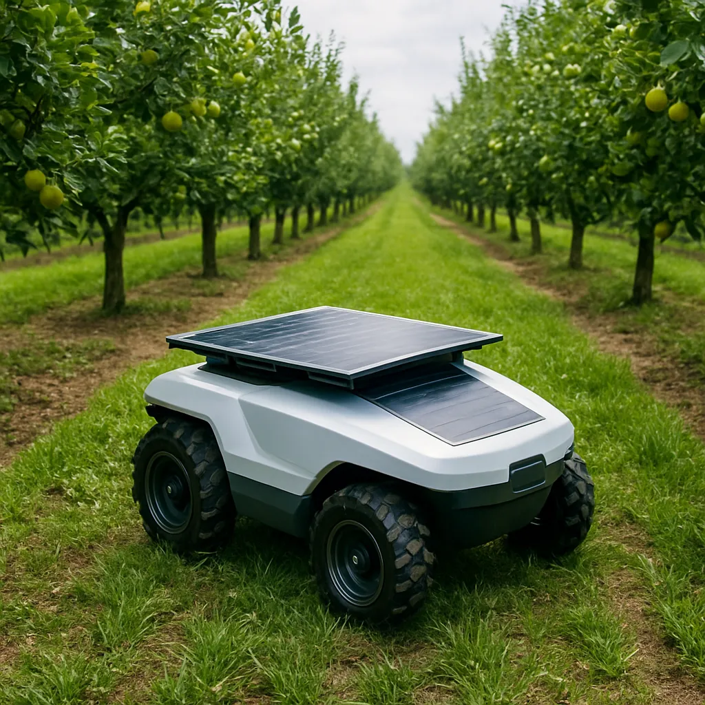 Roboty do koszenia międzyrzędzi w sadach