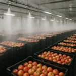 Systemy zamgławiania w chłodniach owoców