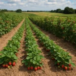 Rozwój plantacji truskawek i malin