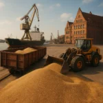 Rozwój handlu zbożem przez port w Gdańsku
