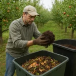 Zarządzanie odpadami organicznymi w sadzie