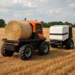 Autonomiczne systemy transportu bel słomy