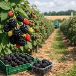 Jeżyna bezkolcowa – Rubus fruticosus (roślina sadownicza)