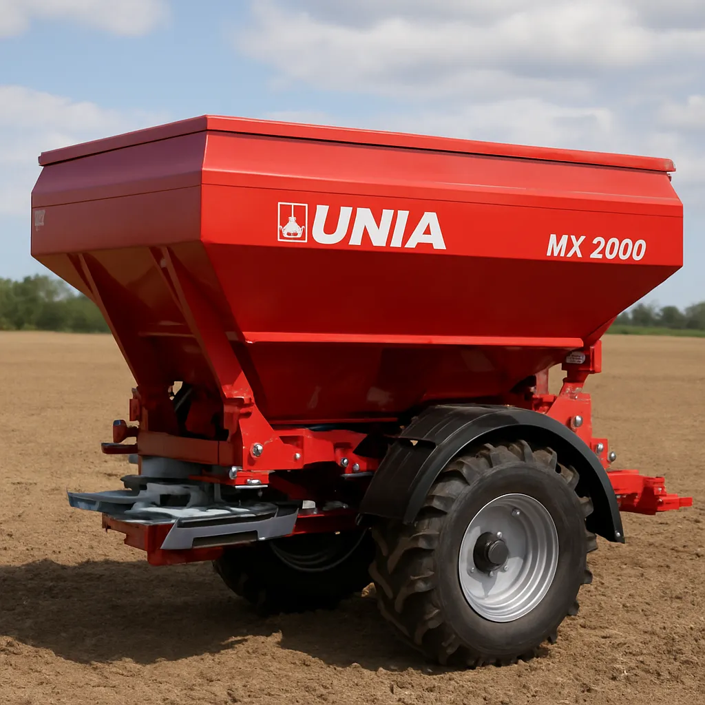 Unia MX 2000 – rozsiewacz nawozów Unia