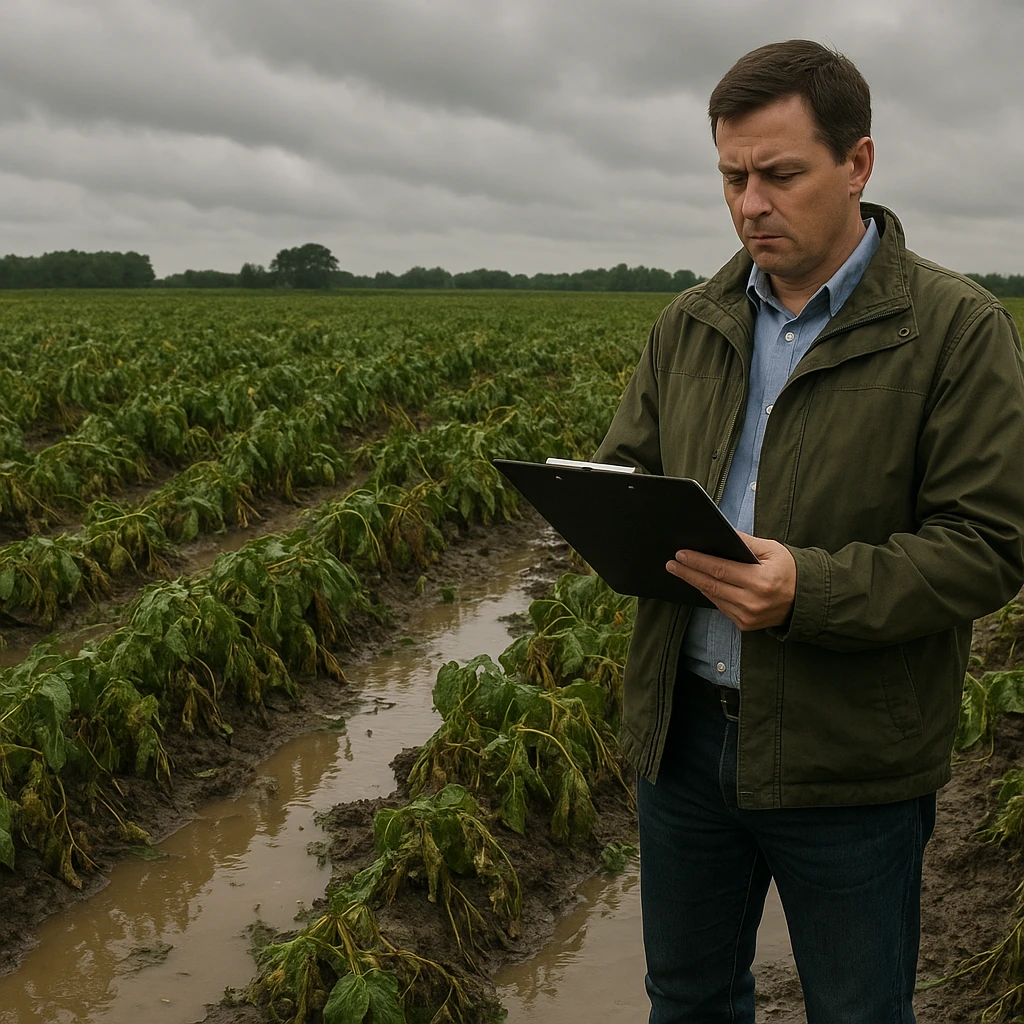 Ubezpieczenie szkód po intensywnych deszczach na plantacjach