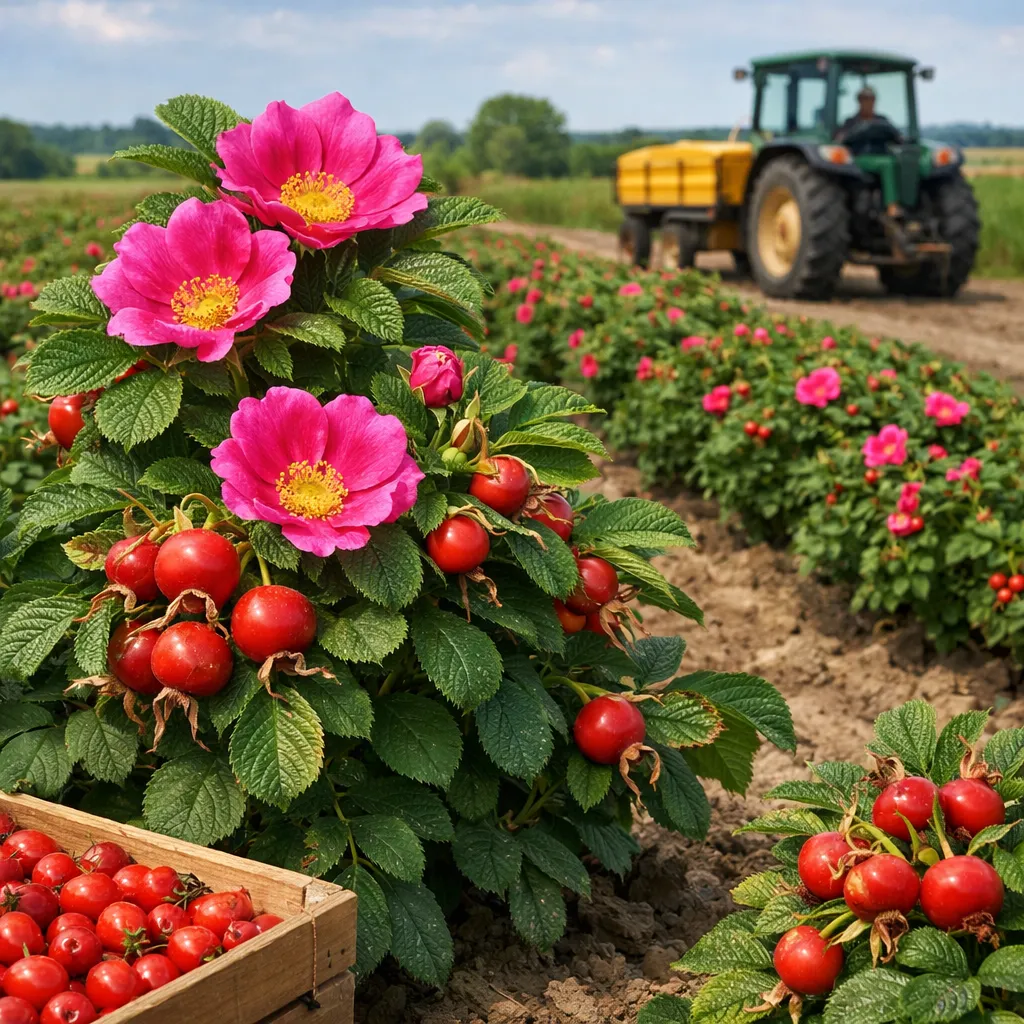 Róża jadalna – Rosa rugosa (roślina sadownicza)
