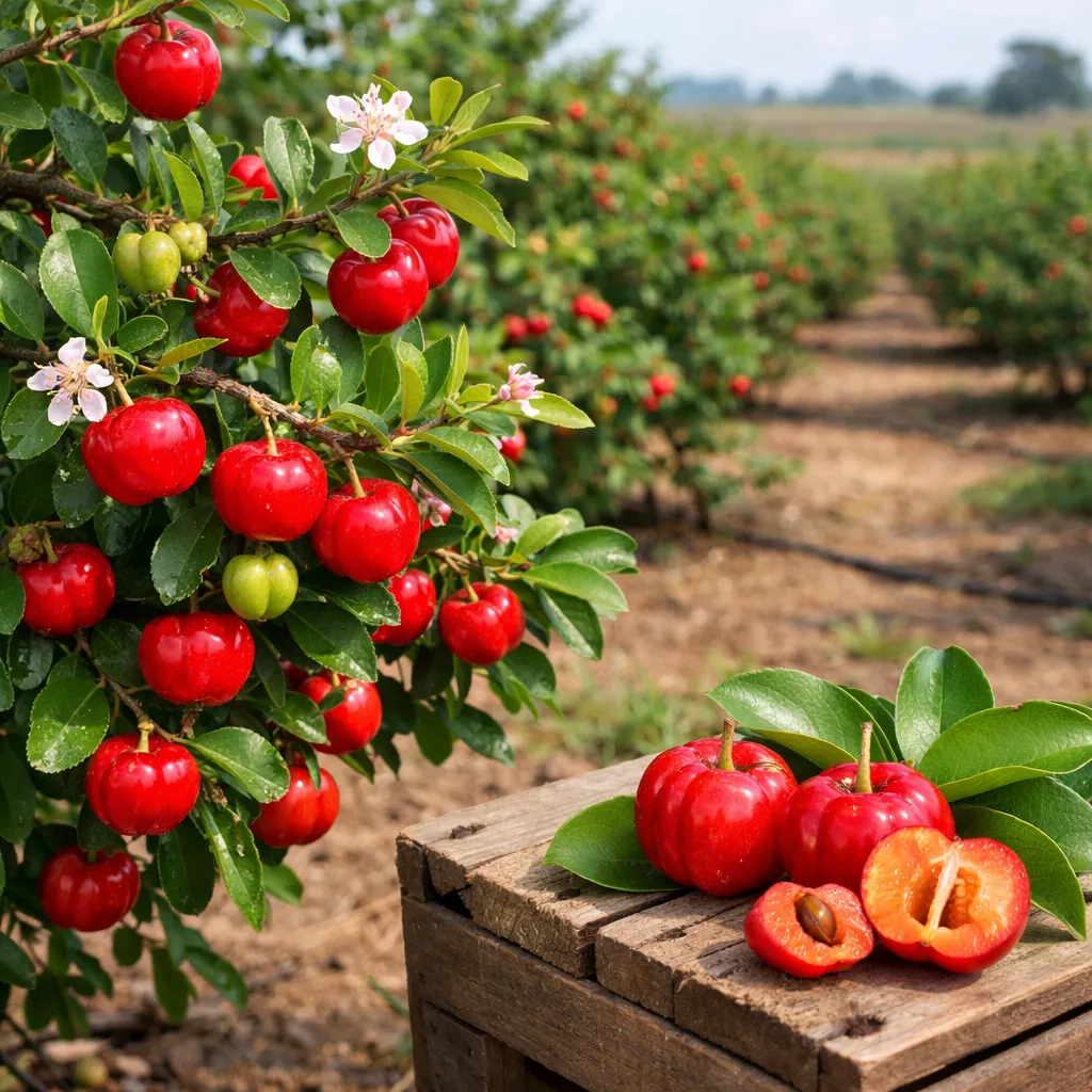 Acerola – Malpighia emarginata (roślina sadownicza)