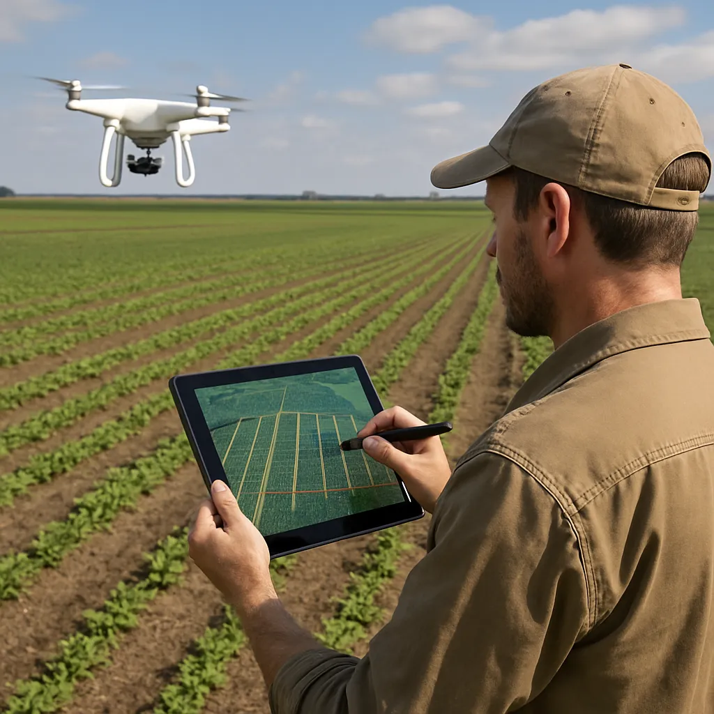 Jak zaplanować logistykę pracy z dronem na dużym polu