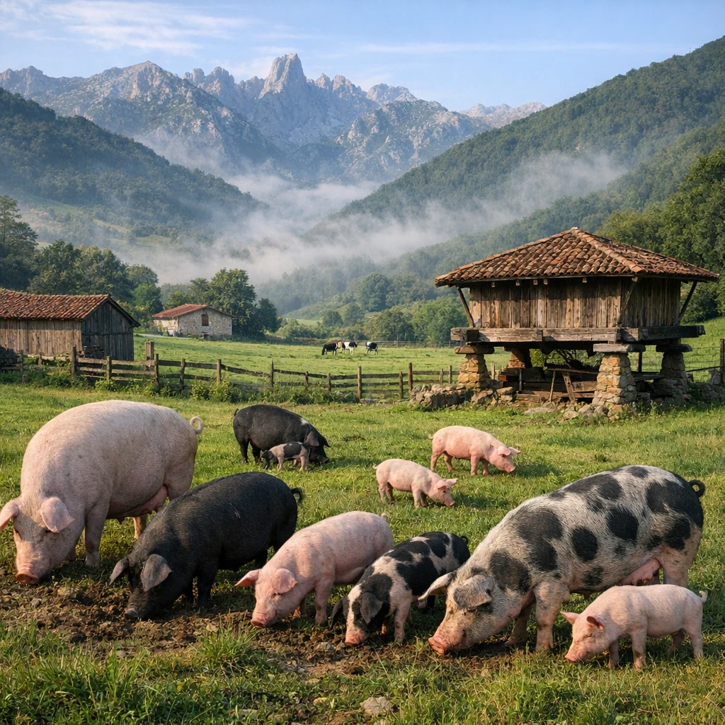 Asturian Valley – Sus scrofa domesticus – trzoda chlewna