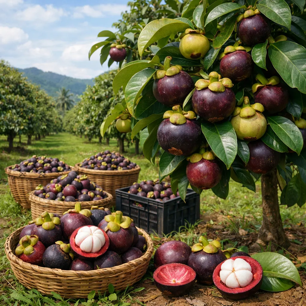 Mangostan właściwy – Garcinia mangostana (roślina sadownicza)