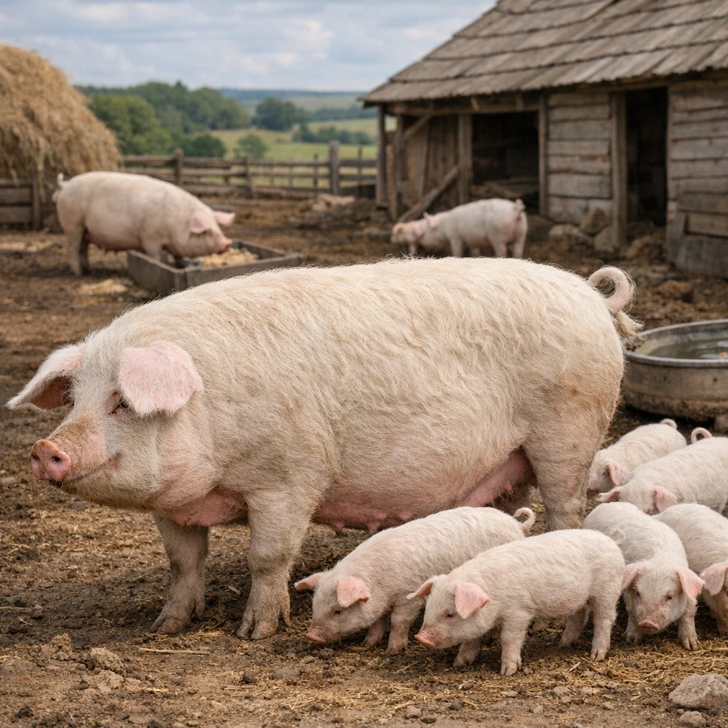 Austro-Hungarian White – Sus scrofa domesticus – trzoda chlewna