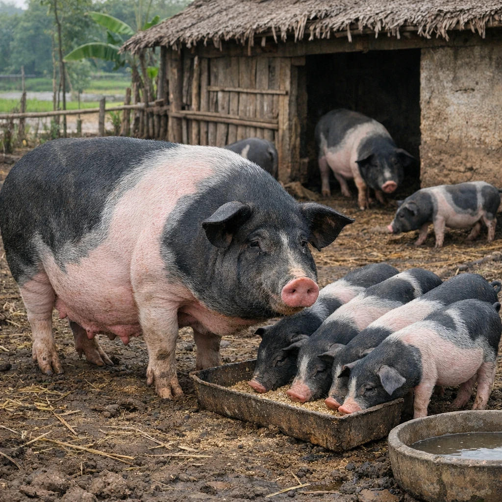 Annamese – Sus scrofa domesticus – trzoda chlewna