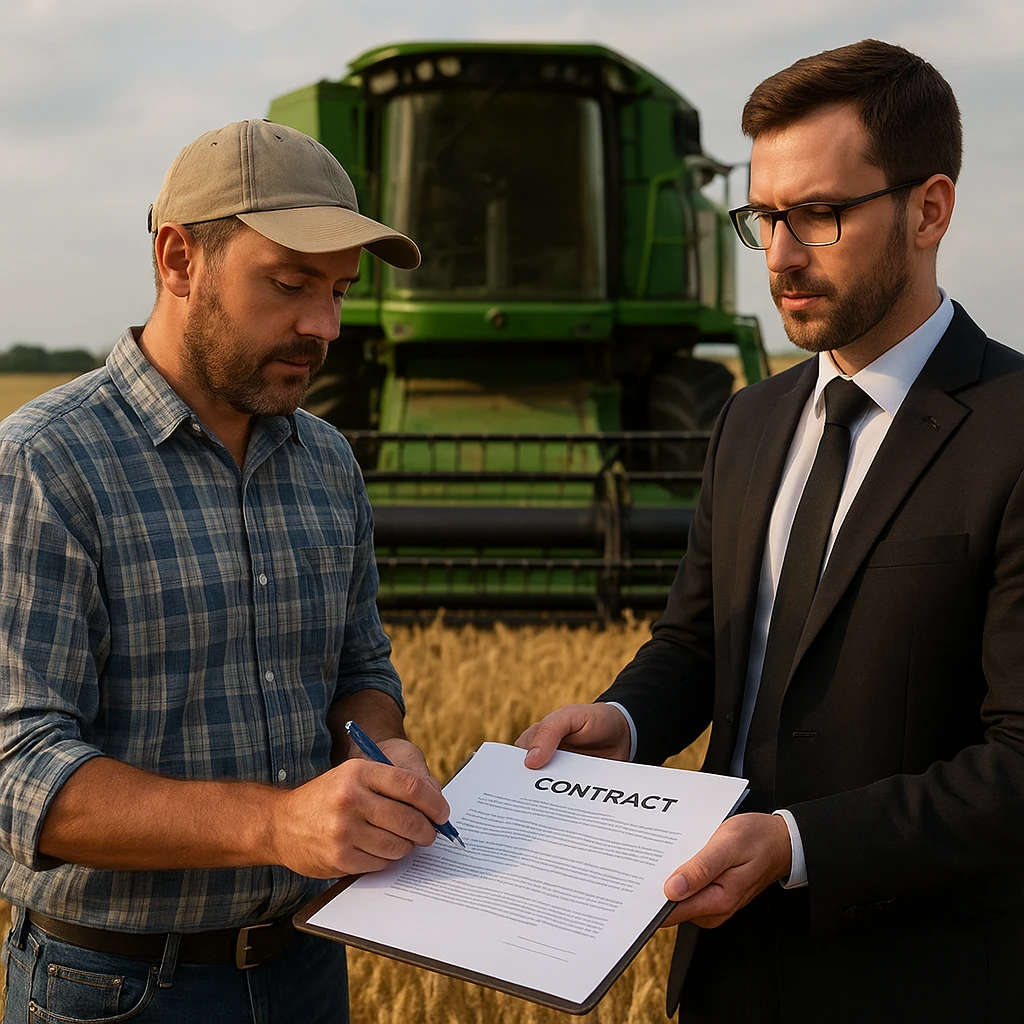 Jak zawrzeć bezpieczną umowę na usługi kombajnem