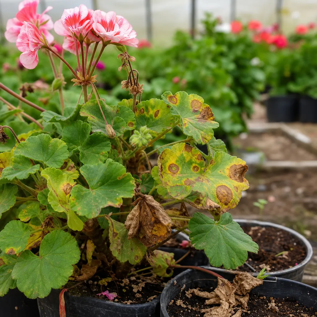 Choroby pelargonii