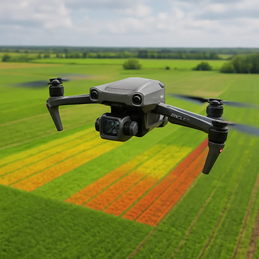 DJI Mavic 3 Multispectral – tworzenie map zmiennego nawożenia