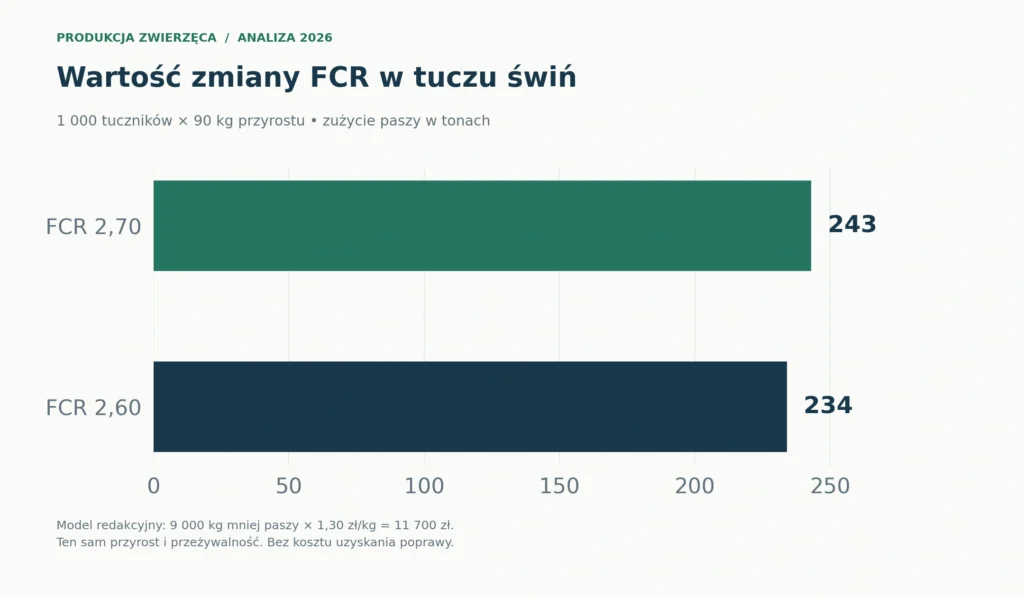 Scenariusz 1 000 tuczników i 90 kg przyrostu na sztukę